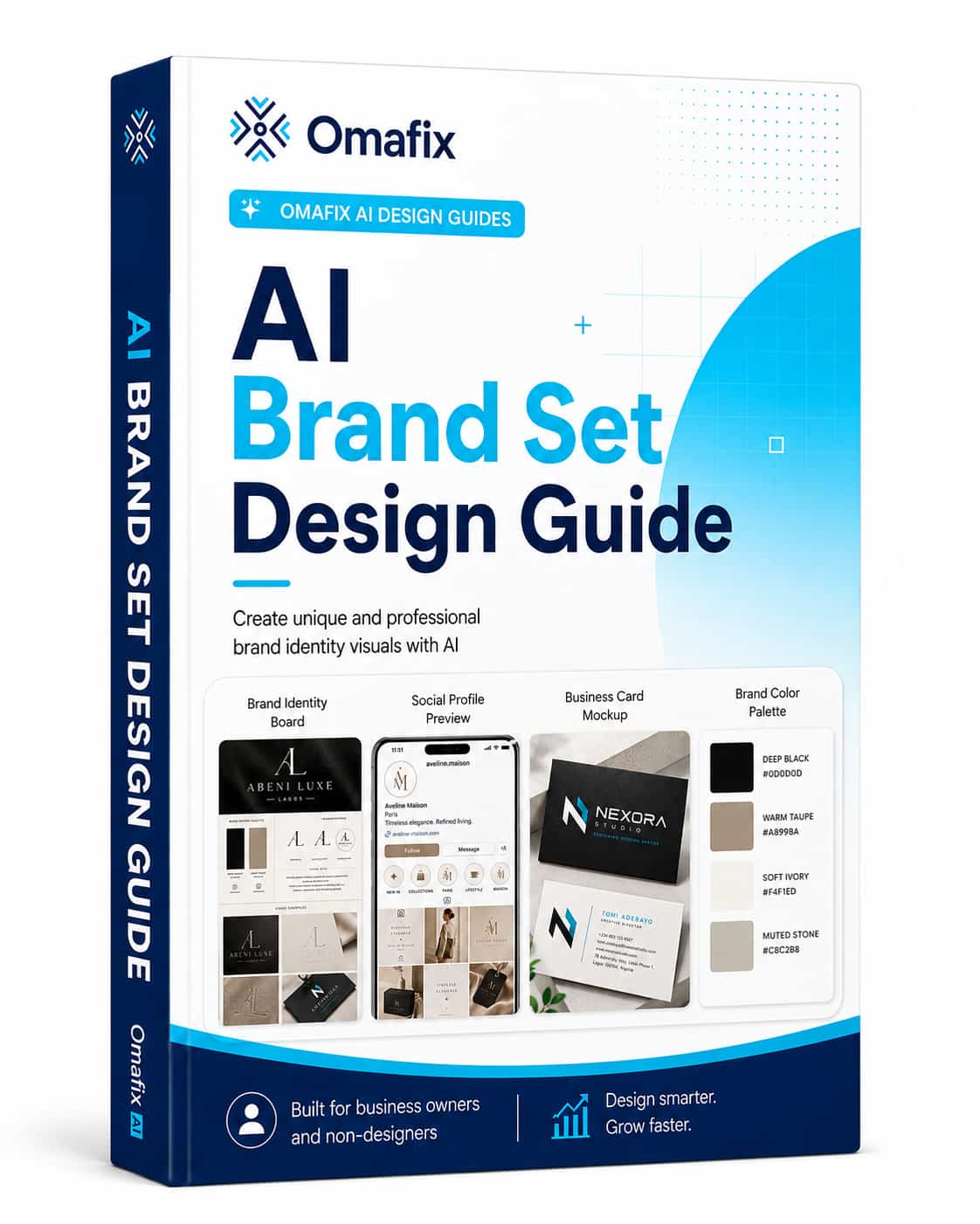 AI Brand Set Design Guide ebook mockup