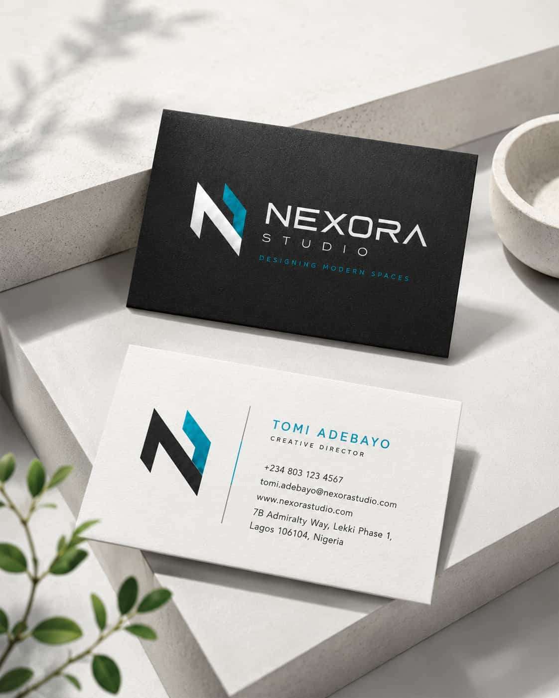 Business card sample