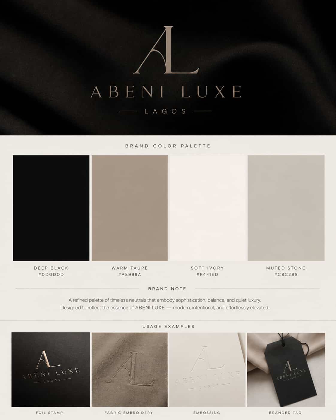 Color palette sample