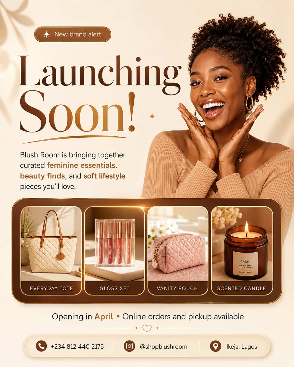 Launch flyer sample