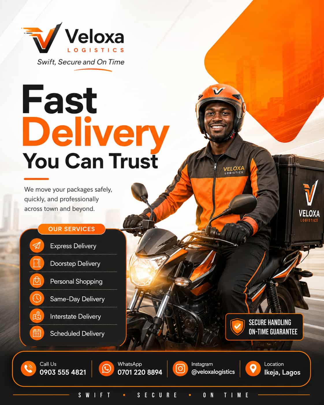 Logistics flyer sample