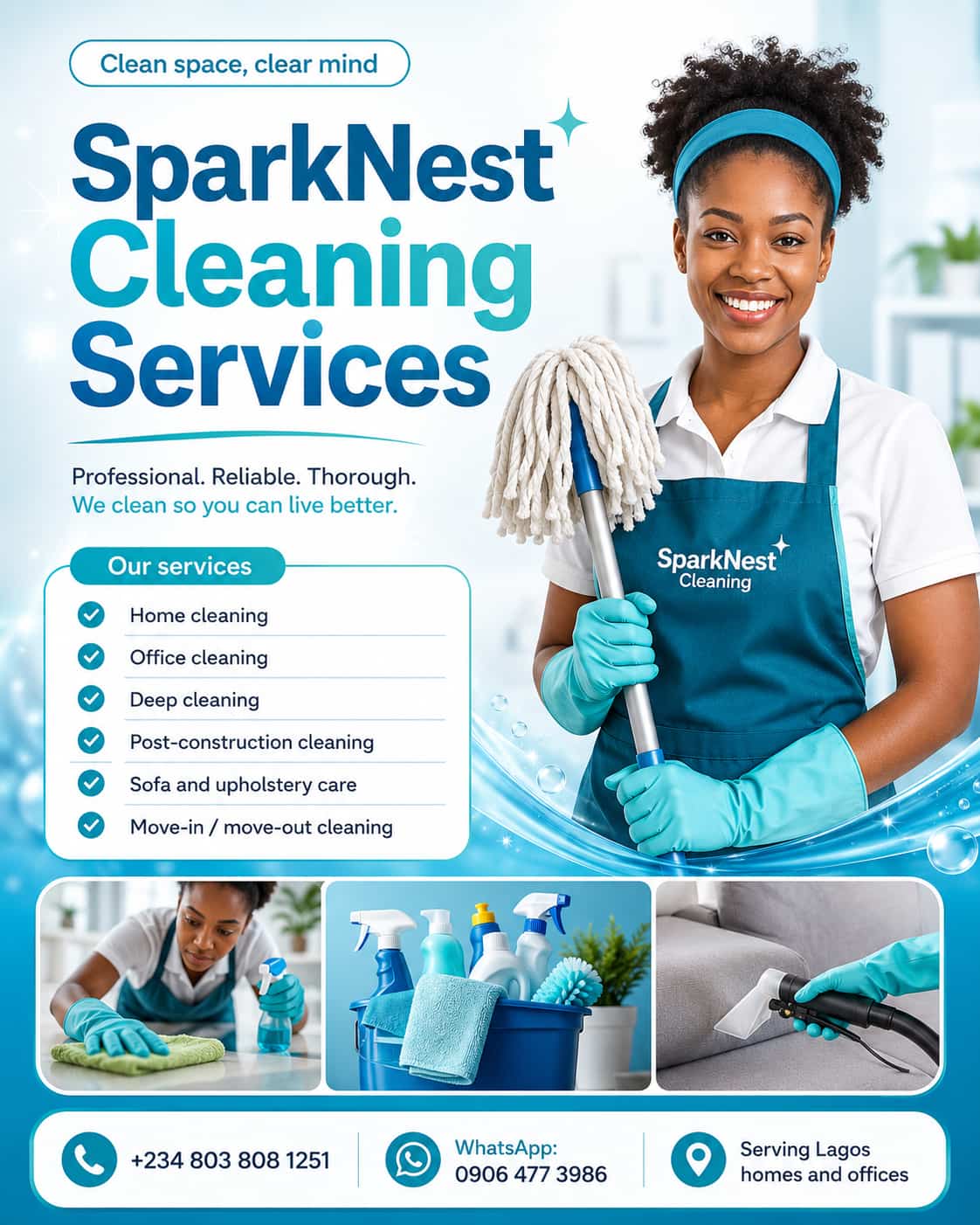 Service flyer sample