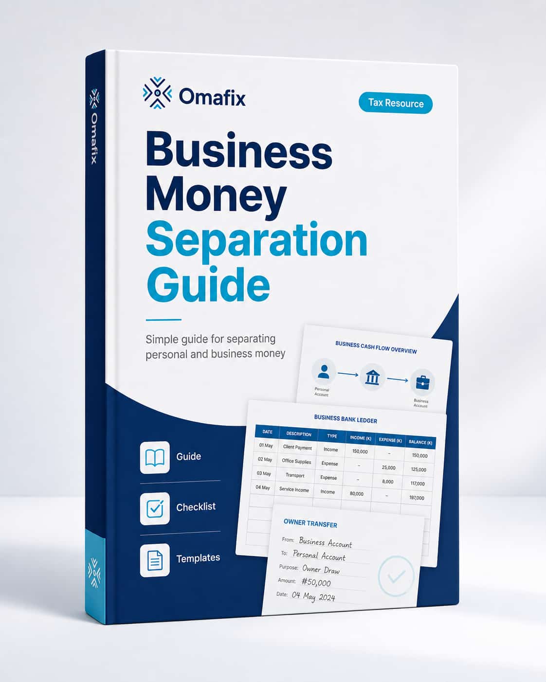Business Money Separation Guide guide mockup